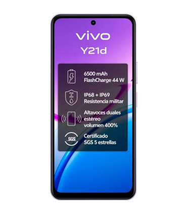VIVO Y21d 5G 6.68" 6Gb(64) 256Gb IP69 Lavanda Purp