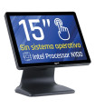 iggual TPV AIO 15" N100 4GB+128GB 6USB WiFi no SO