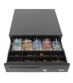 iggual Cajón Portamonedas IRON-50 42cm 5+8 negro