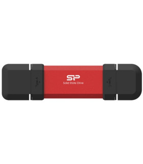 SP Memoria USB DS72 250GB USB A+C 3.2 Gen2 Rojo