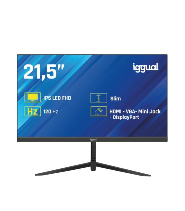 iggual Monitor 21,5" IPS 1ms FHD 120Hz VGA HDMI DP