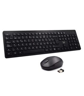 Ewent EW3256 Teclado + Ratón Inalámbrico Negro