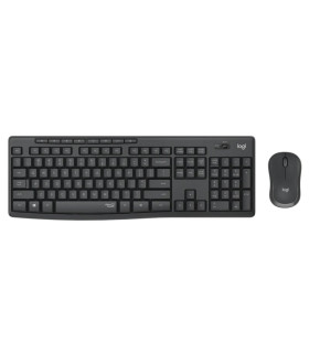 Logitech MK295 Teclado+Ratón Inalámbrico Negro