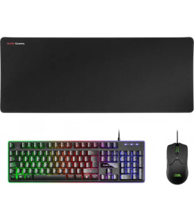 Mars Gaming Combo MCPX GAMING 3IN1 RGB Negro