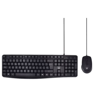 Ewent EW3006 Kit Teclado+Ratón escrit. silenciosa