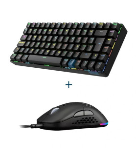 Hiditec Teclado GM1K Switch Red+Ratón GX30 PRO