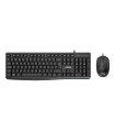 Nilox NXKME0012 Teclado + Ratón USB Negro