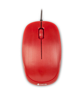 NGS Raton óptico Redflame 1000 Dpi Rojo