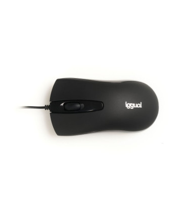 iggual Ratón óptico COM-BUSINESS-1200DPI negro