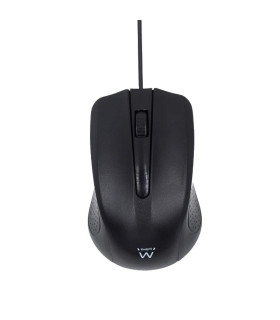 EWENT Raton Usb 1000dpi 1.2mt Negro