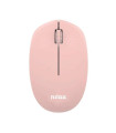 Nilox Ratón Wireless, 1000 DPI, 3 botones, Rosa