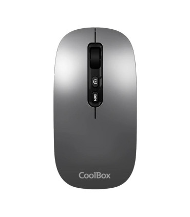 Coolbox Ratón W02-IA Inalámbrico RF+BT Gris