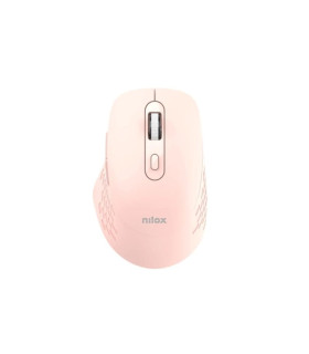 Nilox Ratón Dual Wireless 1600dpi silen. Rosa