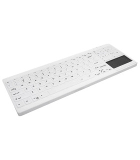 Cherry Teclado Touchpad lavable/desinfe USB Blanco