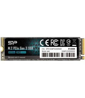 SP P34A60 512GB SSD M.2 PCIe Gen3x4 Nvme