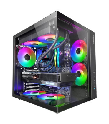 MARS GAMING Caja MCV-ONE Atx Doble Cámara Black