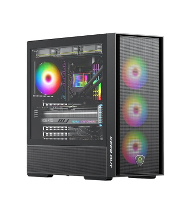 Keep Out Caja M-Atx KO XC-805 MESH ARGB Usb3 Black
