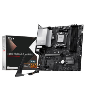 MSI Placa Base PRO B840M-P WIFI6E DDR5 mATX