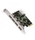 approx! APPPCIE4 Tarj. Control. PCI-E 4 Ptos USB30