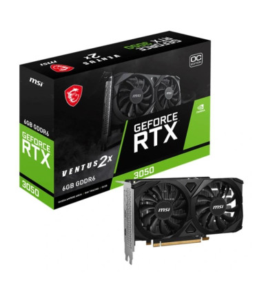 MSI VGA NVIDIA RTX 3050 VENTUS 2X E 6G OC DDR6
