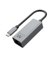 EWENT ADAPTADOR DE RED GIGABIT USB-C ALUMINIO