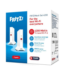 Fritz!Repeater Mesh Set 4200 2-pk WiFi6
