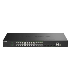 D-Link DGS-1530-28P/E Switch 24xGB PoE 4xSFP+ 370W