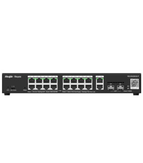 Reyee 20-Port Gigabit Smart POE Switch, 16 PoE/POE
