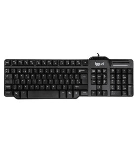 iggual Teclado con lector DNI CK-ID-DNI SMARTcard