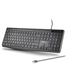 NGS Teclado USB SPECTRA Ultra Slim Silen. USB-A