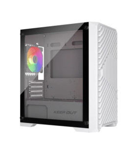 Keep Out Caja M-Atx XC-220W 4FANS Usb3.0 White