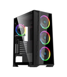 Hiditec Caja ATX MH12 Glass ARGB USB 3.1 TYPE-C
