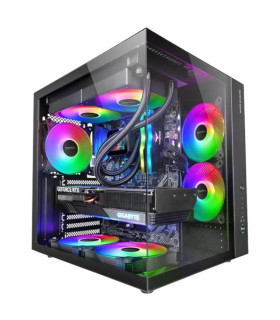 MARS GAMING Caja MCV-ONE Atx Doble Cámara Black
