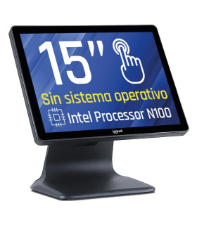 iggual TPV AIO 15" N100 4GB+128GB 6USB WiFi no SO