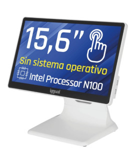 iggual TPV 15,6" 16:9 N100 4+128GB no SO blanco