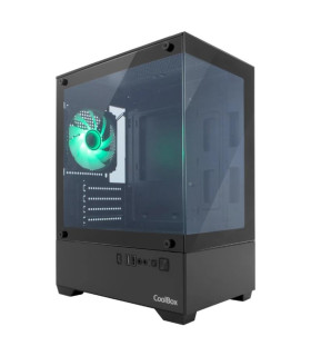 Coolbox Caja Gaming MATX GM200 V.Lite S.FTE ARGB N