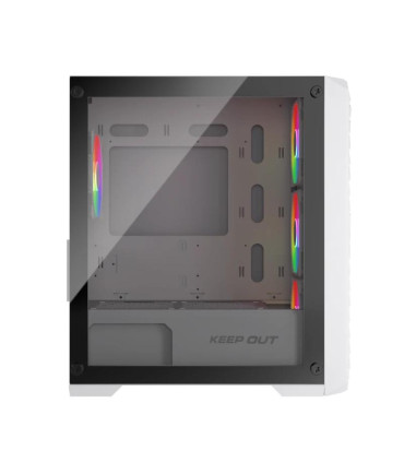 Keep Out Caja M-Atx XC-220W 4FANS Usb3.0 White