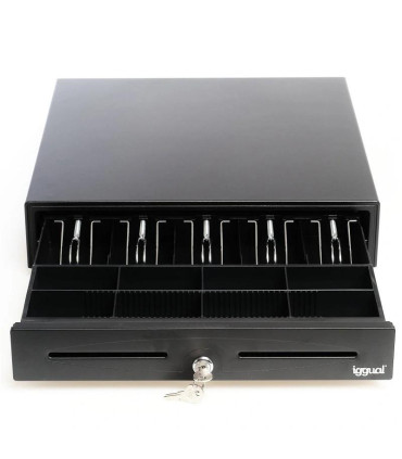 iggual Cajón Portamonedas IRON-70 44,5cm 5+8 negro