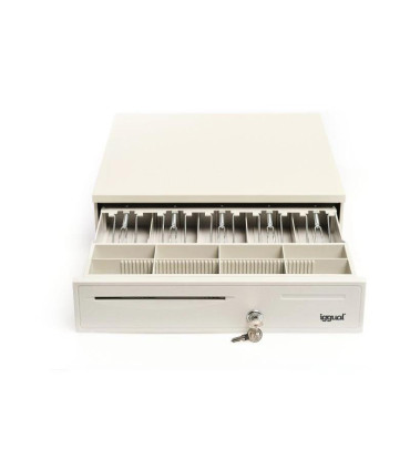 iggual Cajón Portamonedas IRON-50W 42cm 5+8 blanco