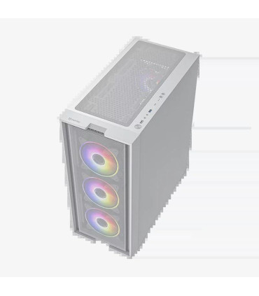 Hiditec Caja E-ATX H2 AIR ARGB White