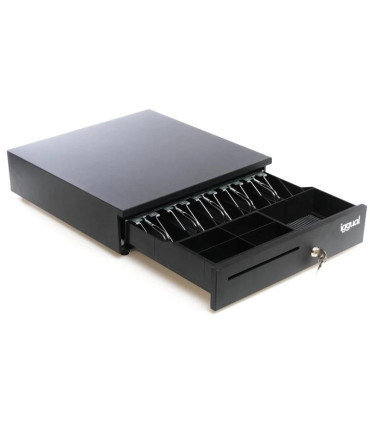 iggual Cajón Portamonedas IRON-35 42cm 5+6 negro