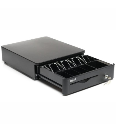 iggual Cajón Portamonedas IRON-10R 38cm 4+5 negro