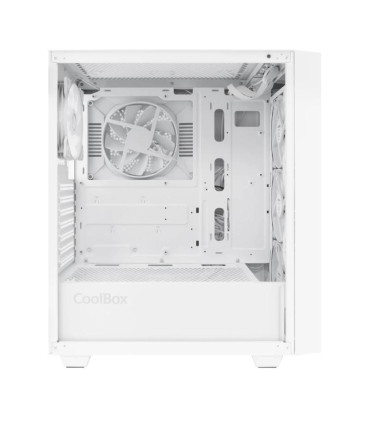 Coolbox Caja Gaming ATX GA300 GRIDLINE White