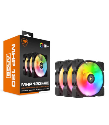 Cougar Ventilador Mhp 120 Argb Pack 3
