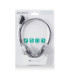 EWENT Auriculares diadema con micro mini jack