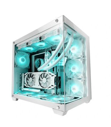 MARS GAMING Torre E-ATX MCV4 XXL PREMIUM White