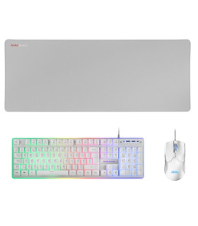 Mars Gaming Combo MCPX GAMING 3IN1 RGB WHITE PT